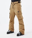 Dope Iconic Ski Pants Men Gold