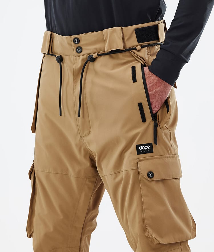 Dope Iconic Pantalon de Ski Homme Gold, Image 4 sur 6