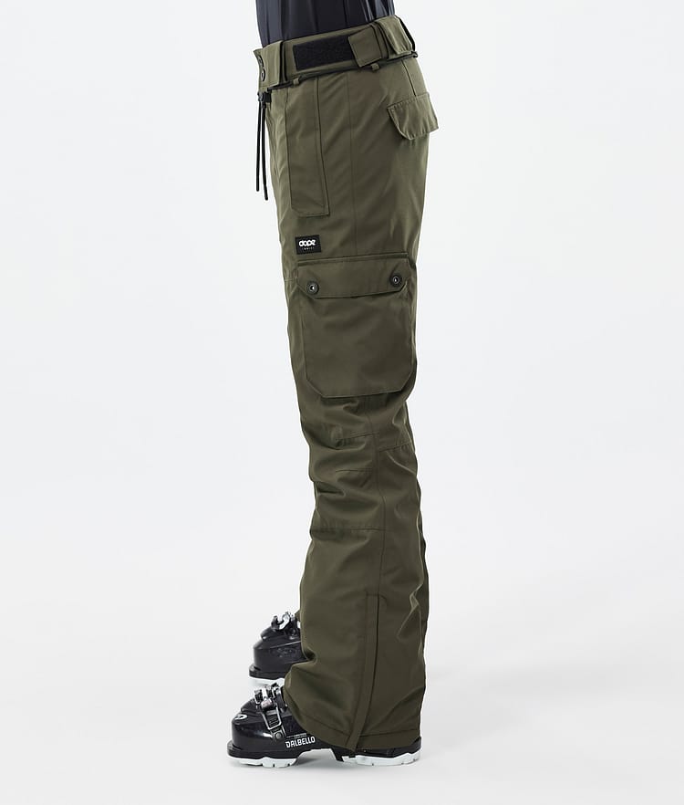 Dope Iconic W Skibroek Dames Olive Green, Afbeelding 3 van 7