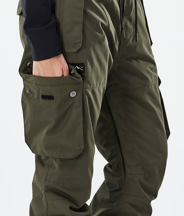 Dope Iconic W Skibroek Dames Olive Green, Afbeelding 6 van 7