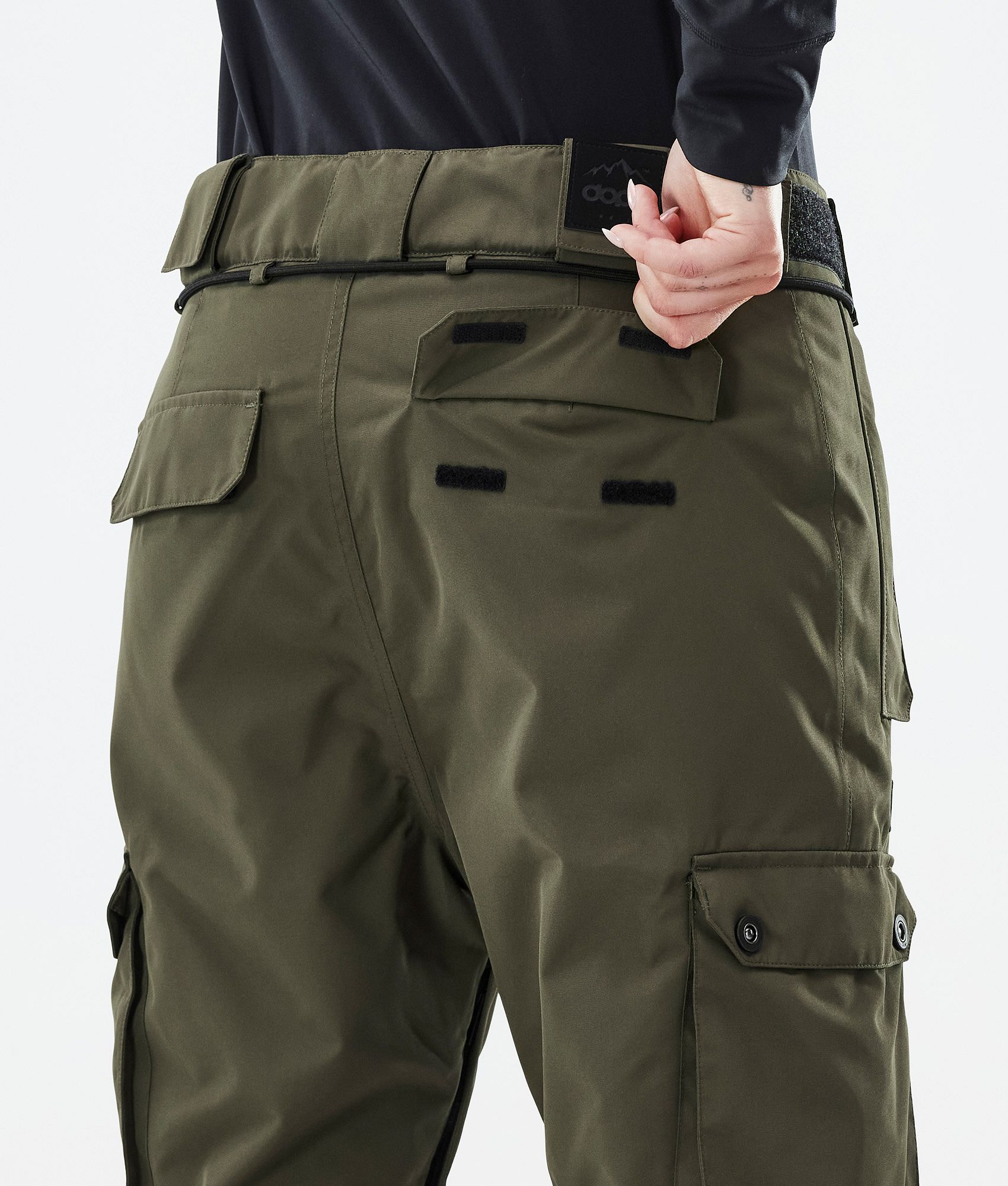 Army green store ski pants