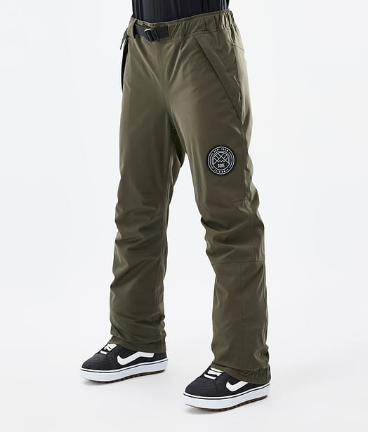 Dope Blizzard W 22 Snowboardhose Damen Olive Green