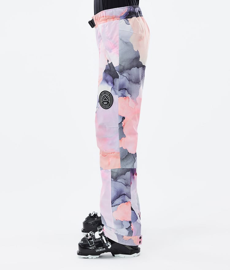 Dope Blizzard W 22 Pantalon de Ski Femme Blot Peach, Image 2 sur 4