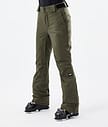 Dope Con W 22 Skihose Damen Olive Green