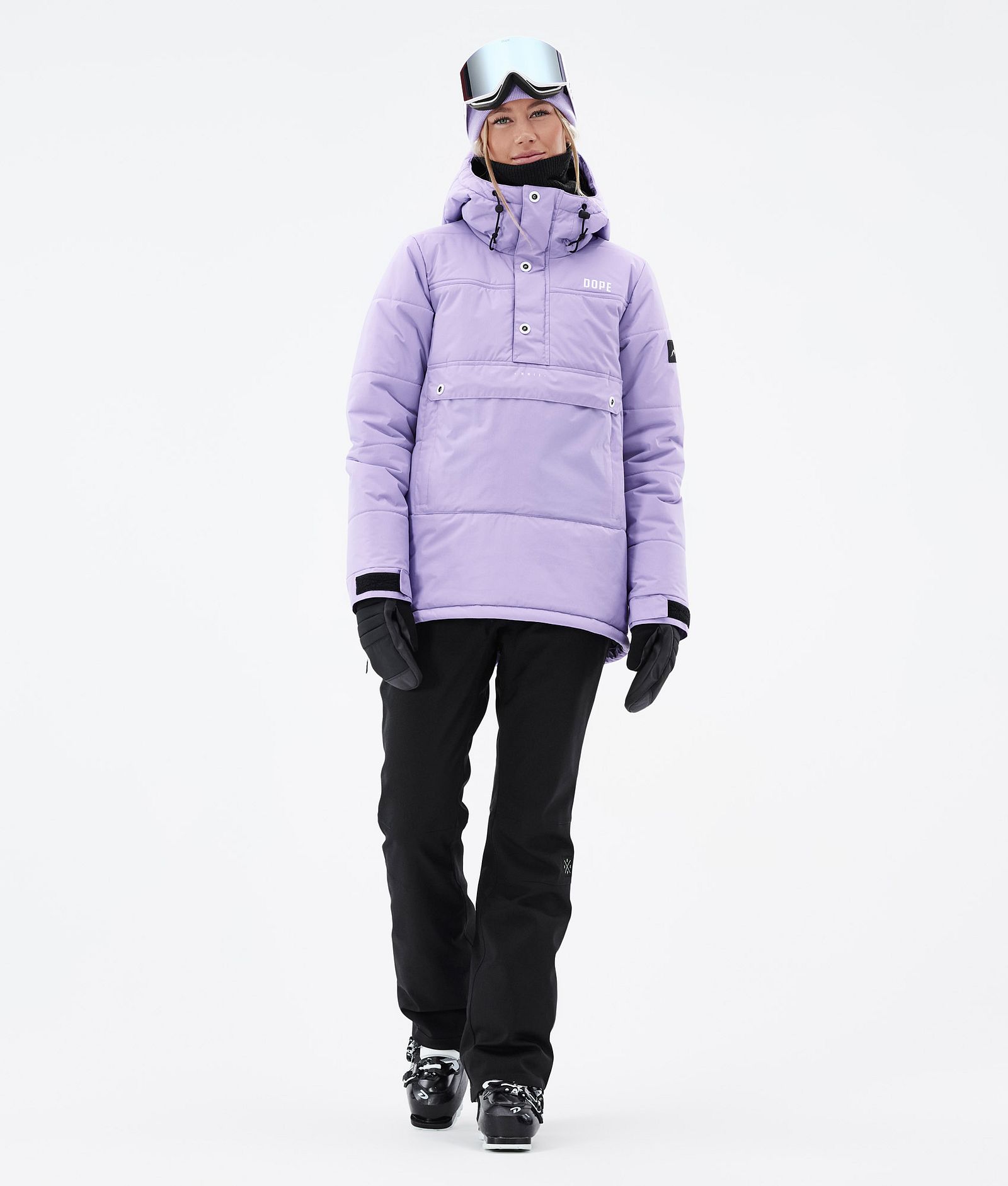 Dope Puffer W 2023 Lyžařská Bunda Dámské Faded Violet, Obrázek 3 z 9