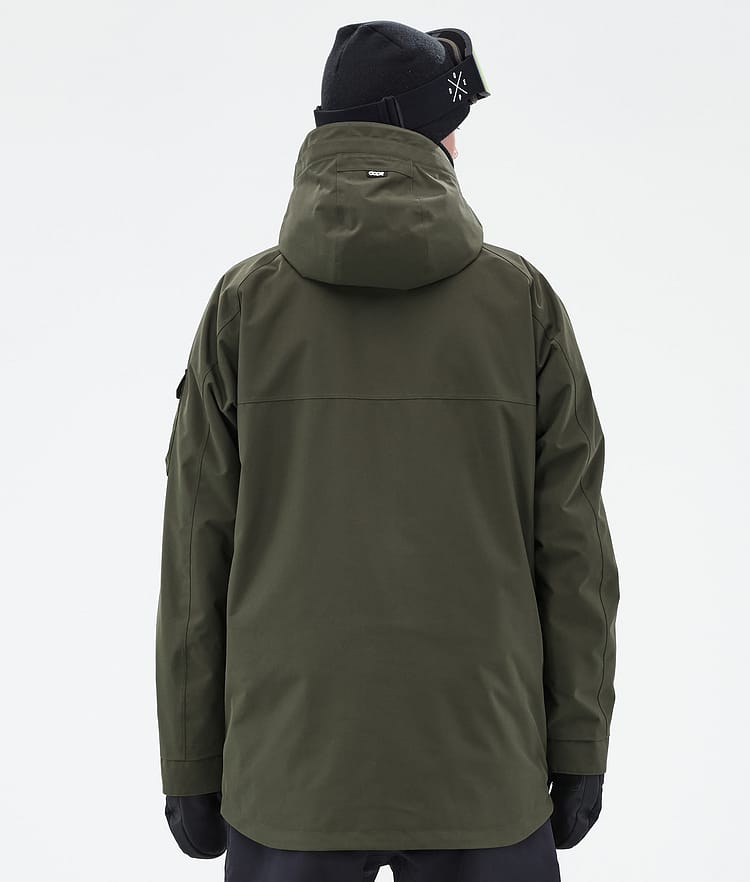 Dope Akin Snowboard Jacket Men Olive Green, Image 6 of 9