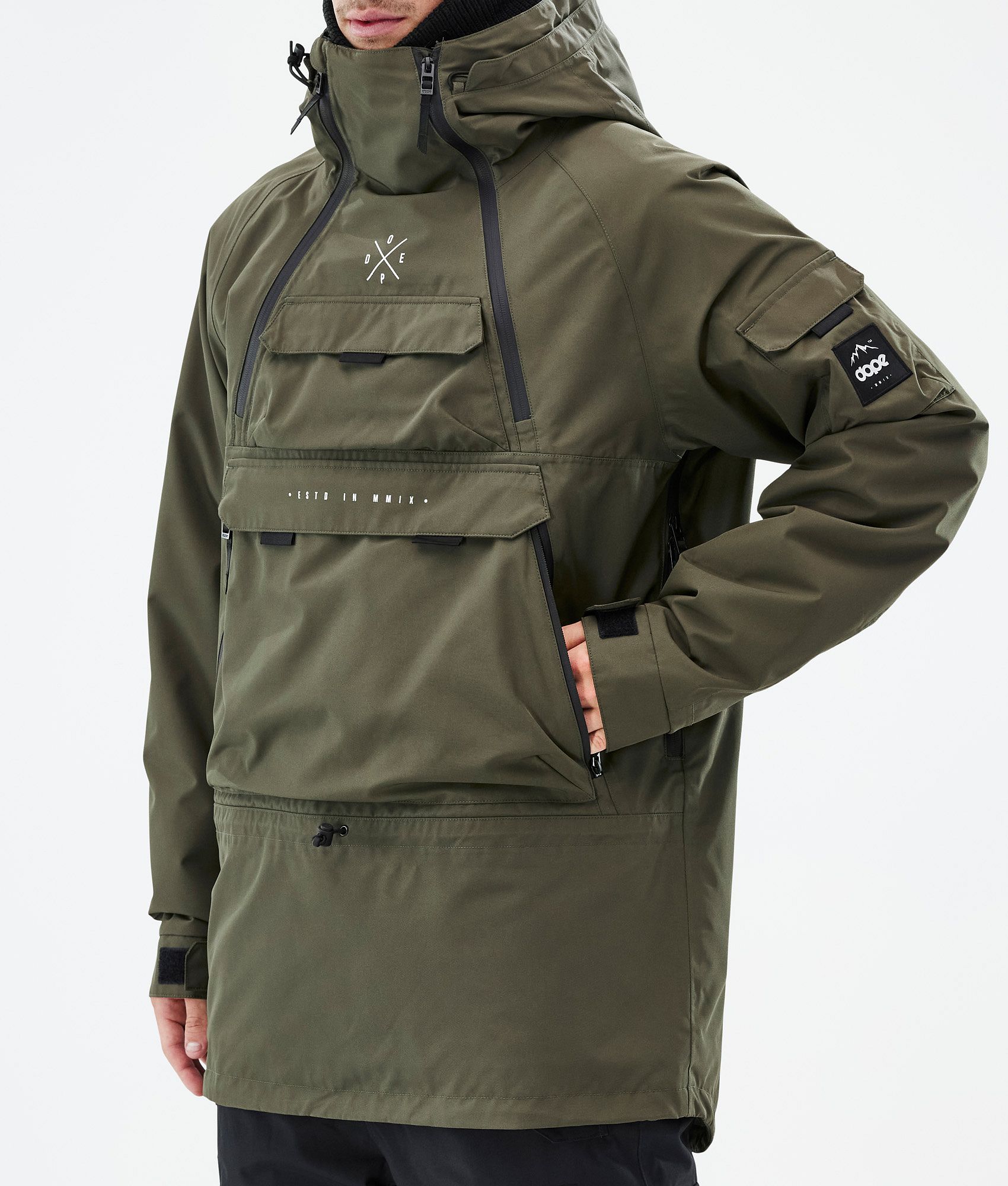 Dope Akin Snowboard Jacket Men Olive Green | Ridestore.com