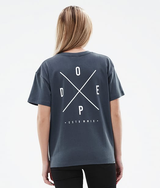 Dope Standard W 22 Camiseta Mujer 2X-Up Metal Blue