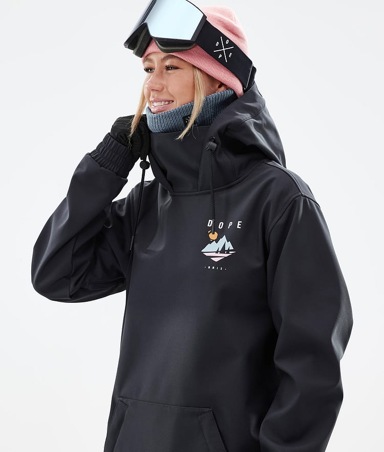 Dope Yeti W 2022 Snowboardjakke Dame Pine Black, Billede 3 af 8