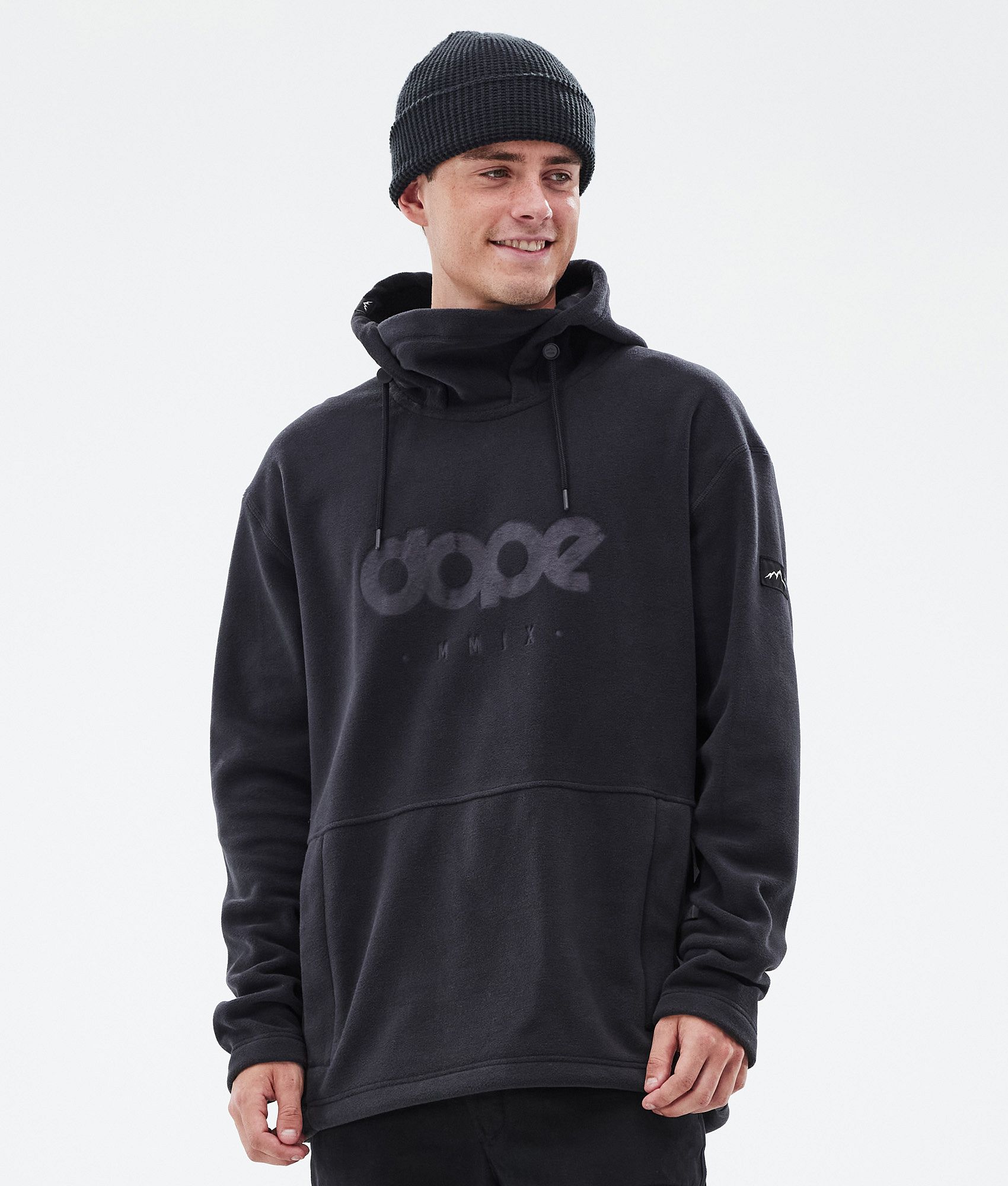 Fleece Hoodie Men Dark hot