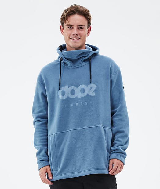 Dope Cozy II Fleece Hoodie Heren Blue Steel