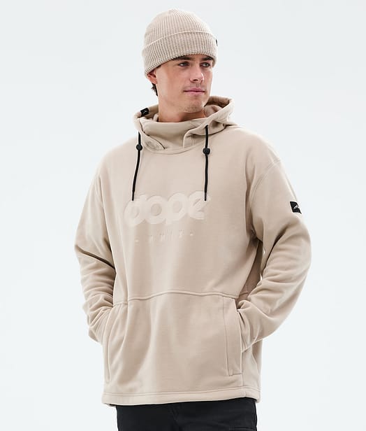Dope Cozy II Fleece Hoodie Heren Sand
