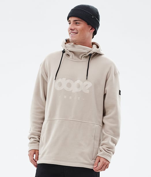 Dope Cozy II Pile con Cappuccio Uomo Sand