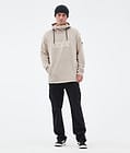 Dope Cozy II Fleece Hoodie Herren Sand, Bild 3 von 7