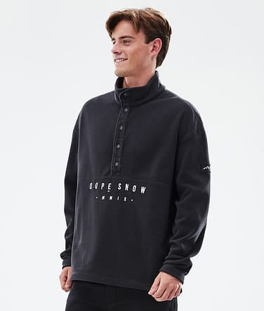 Dope Comfy Felpa Pile Uomo Black Renewed