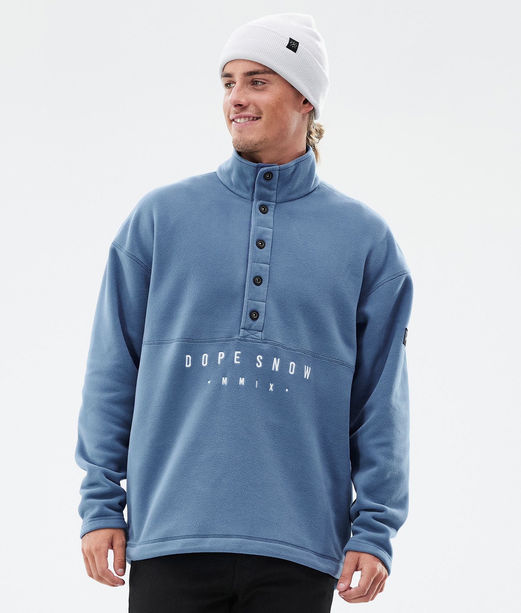 Dope Comfy Fleece Trui Heren Blue Steel