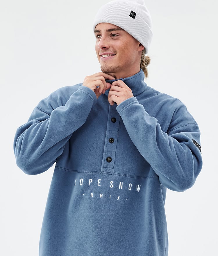 Dope Cozy II Pull Polaire Homme Blue Steel