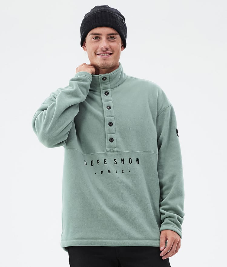 Dope Comfy Fleece Trui Heren Faded Green, Afbeelding 1 van 6