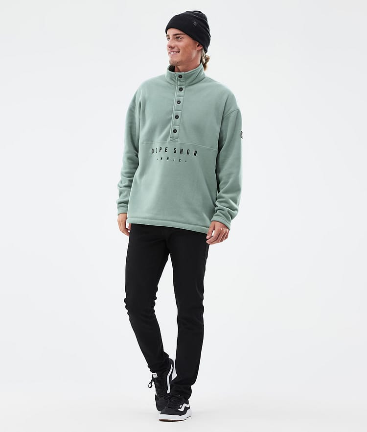Dope Comfy Fleece Trui Heren Faded Green, Afbeelding 3 van 6