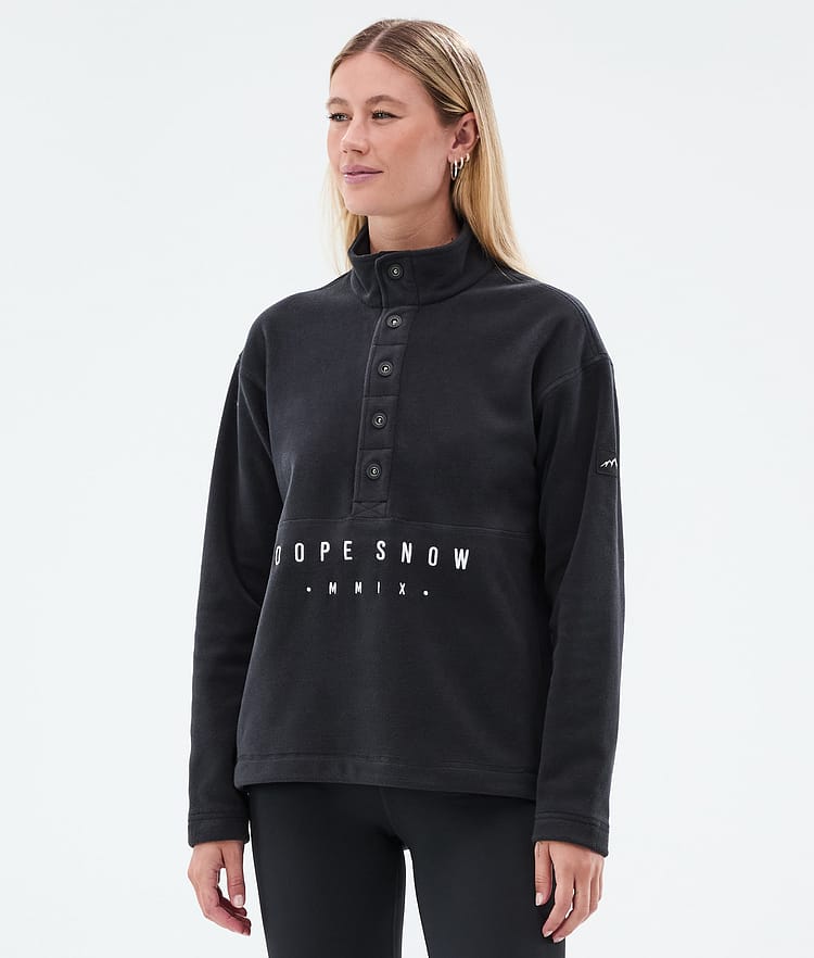 Dope Comfy W Fleece Trui Dames Black, Afbeelding 1 van 6