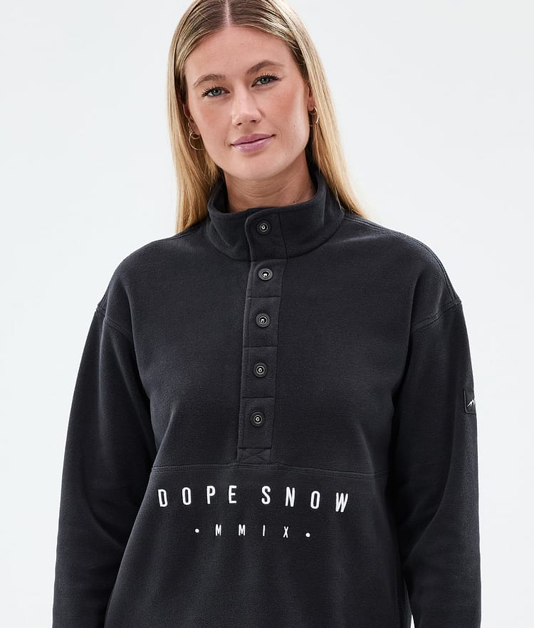 Dope Comfy W Fleece Trui Dames Black, Afbeelding 2 van 6