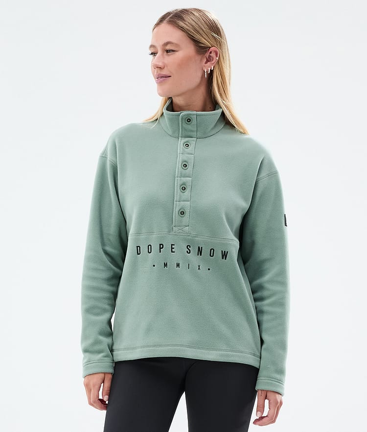 Dope Comfy W Sweat Polaire Femme Faded Green, Image 1 sur 6