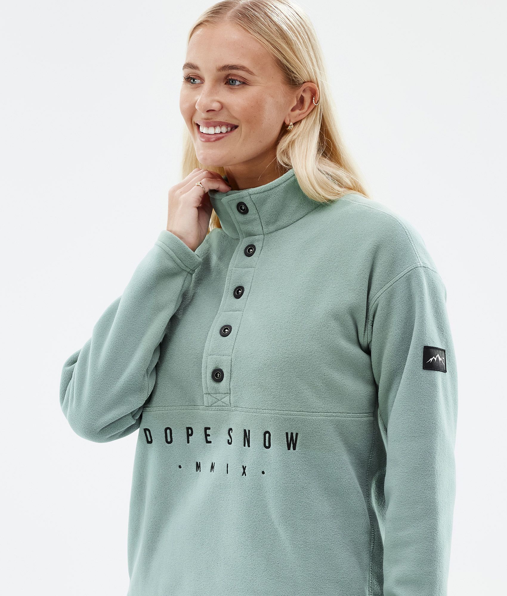 Dope Comfy W Women's Fleece Sweater Faded Green