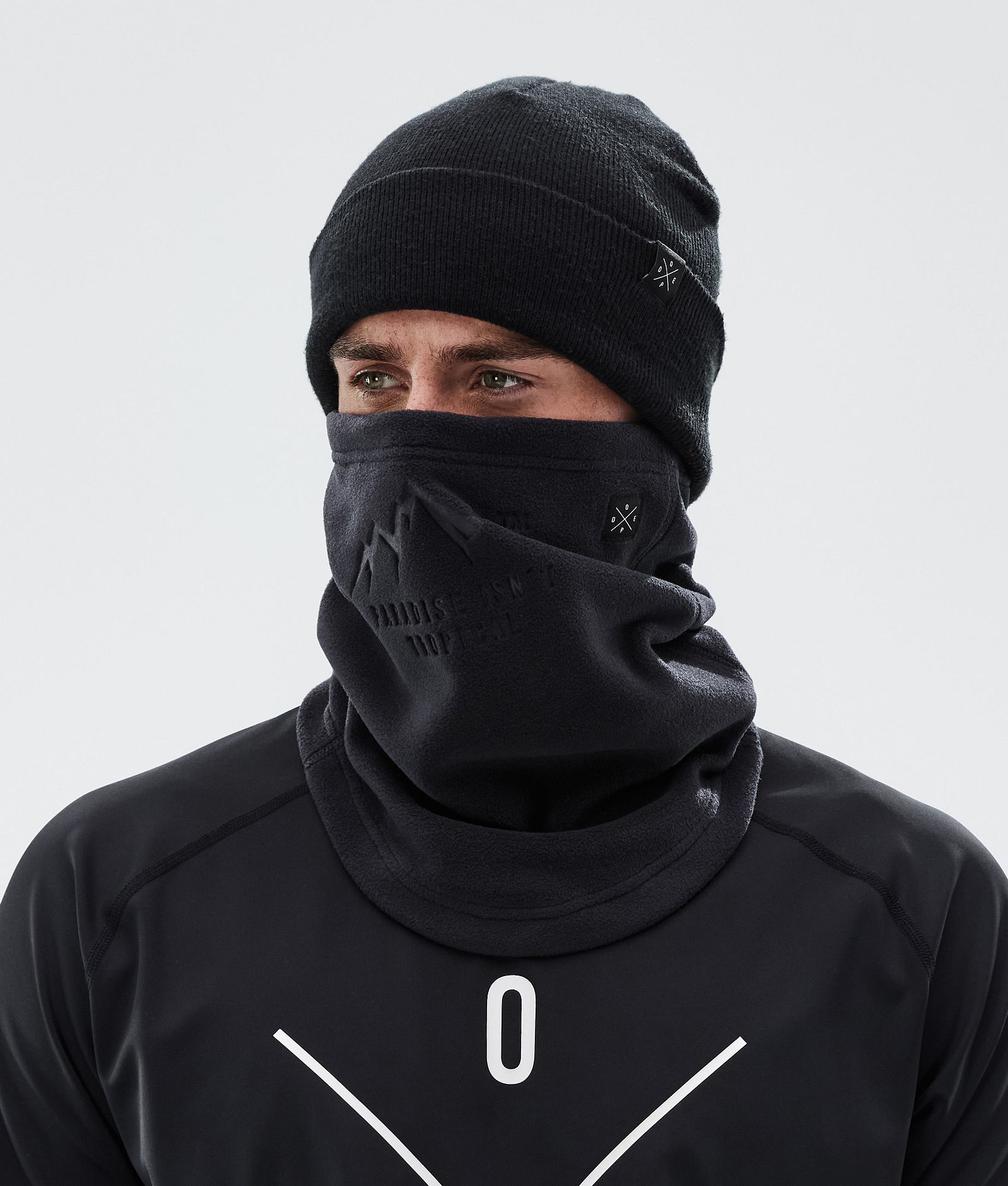 Dope Cozy Tube Facemask Black, Image 3 of 4