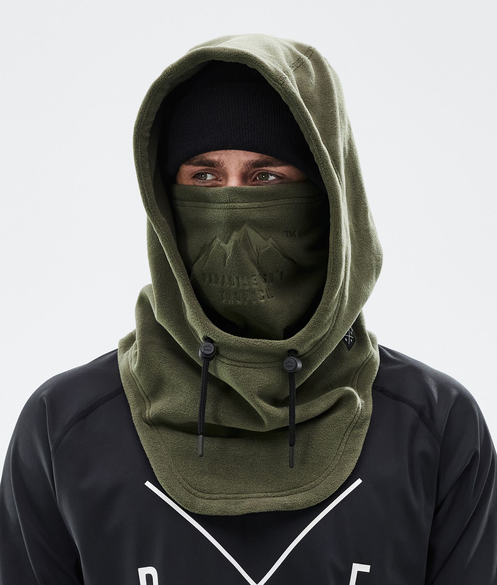 Dope Cozy Hood II Schlauchtuch Olive Green, Bild 3 von 4