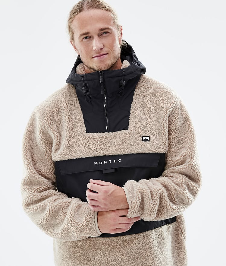 Montec Lima 22 Fleece Hoodie Heren Sand/Black, Afbeelding 2 van 10