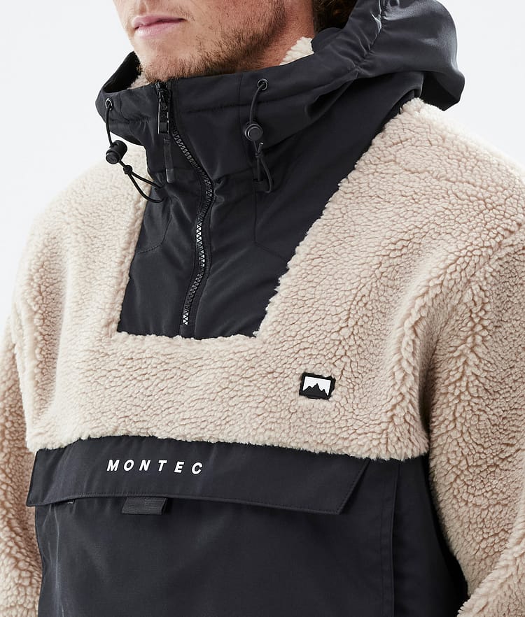 Montec Lima 22 Fleece Hoodie Heren Sand/Black, Afbeelding 10 van 10