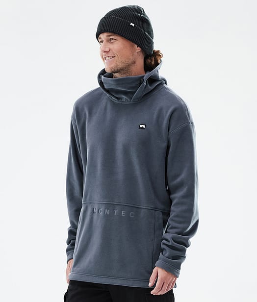 Montec Delta Fleece Hoodie Heren Metal Blue