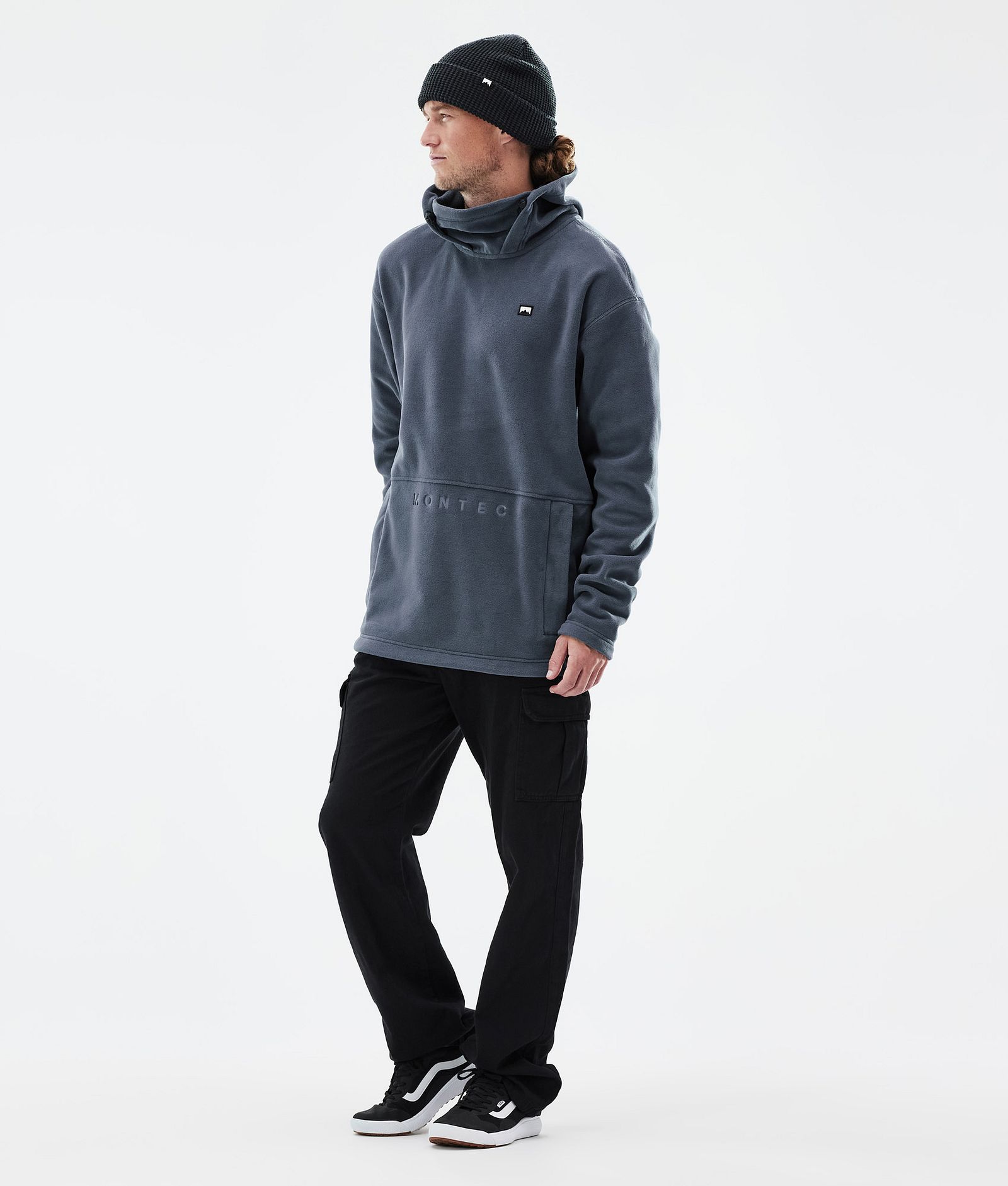 Montec Delta Fleece Hoodie Men Metal Blue, Image 3 of 7