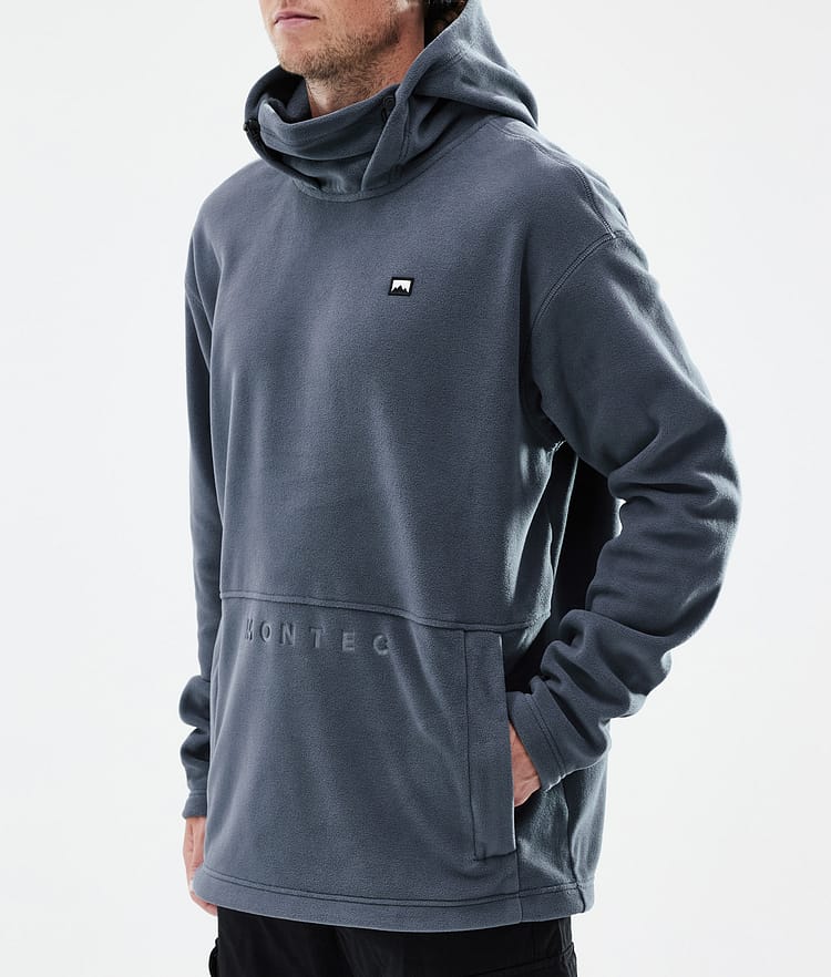 Montec Delta Fleece Hoodie Men Metal Blue, Image 7 of 7