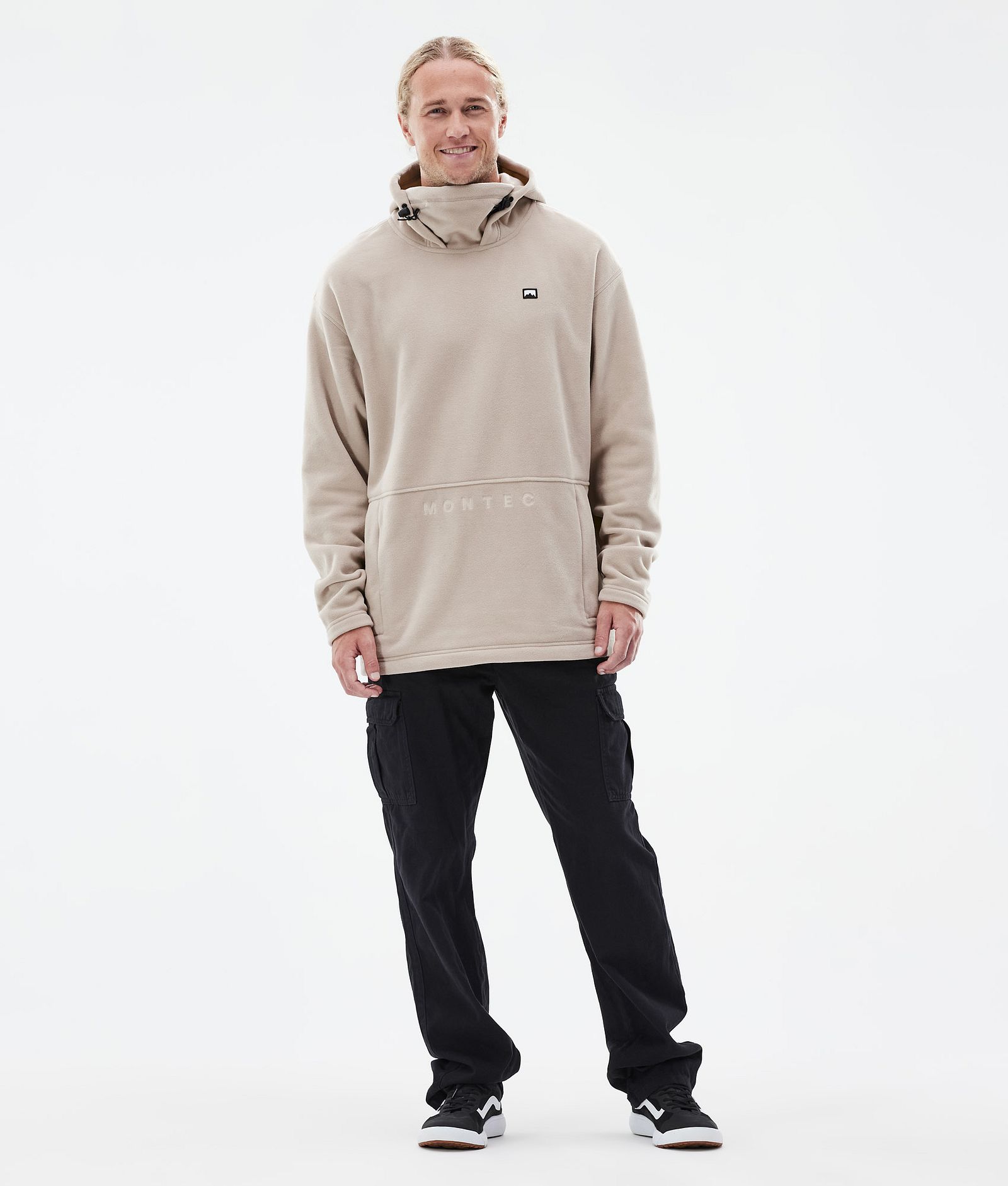 Montec Delta Fleece Hoodie Men Sand, Image 3 of 7