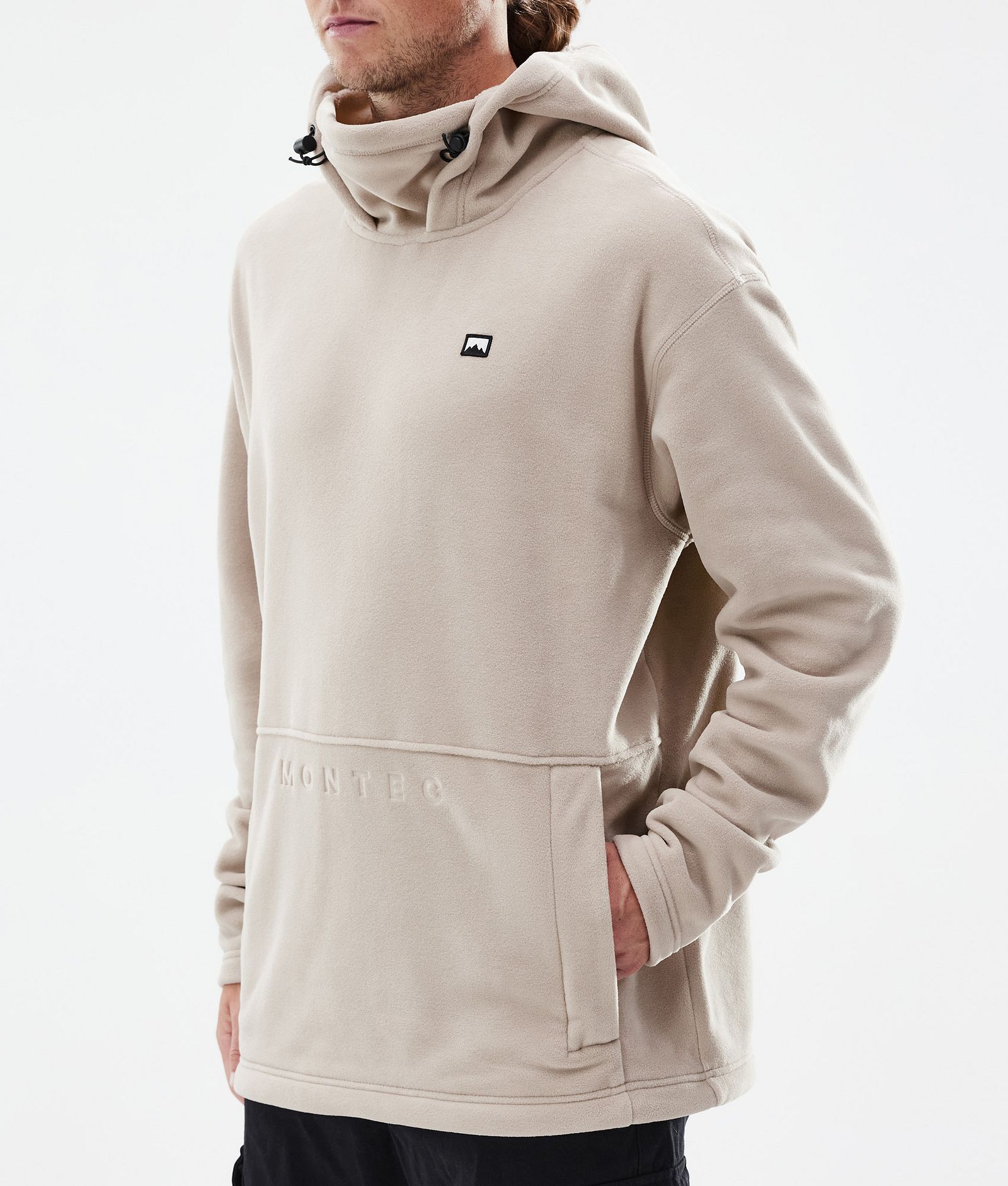 Montec Delta Fleece Hoodie Men Sand, Image 7 of 7