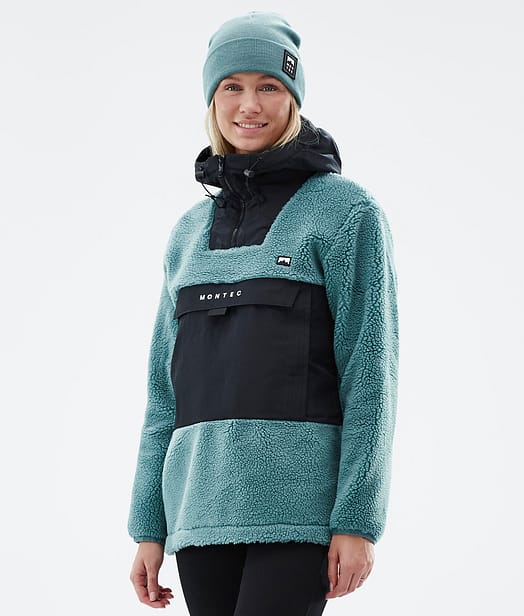 Montec Lima W 22 Polar con Capucha Mujer Atlantic/Black