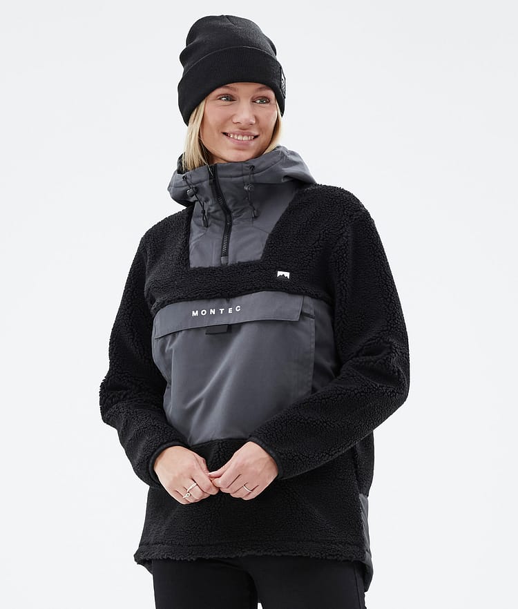 Montec Lima W 22 Fleece Hoodie Damen Black/Phantom, Bild 1 von 10