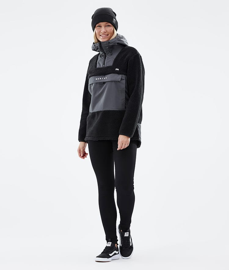 Montec Lima W 22 Fleece Hoodie Damen Black/Phantom, Bild 3 von 10