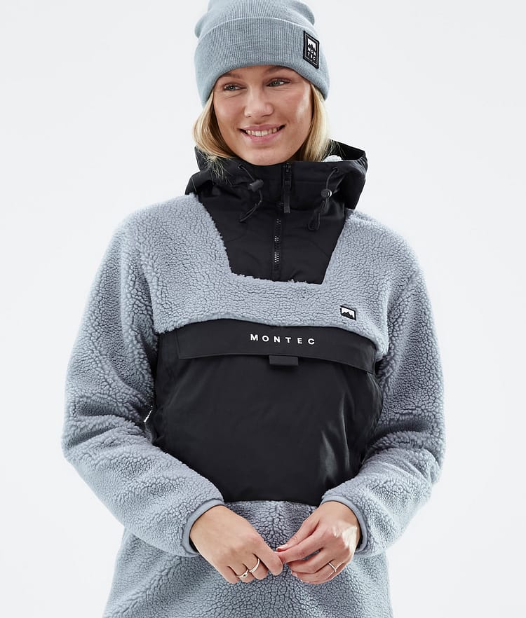 Montec Lima W 22 Pull Polaire Femme Soft Blue/Black, Image 2 sur 10