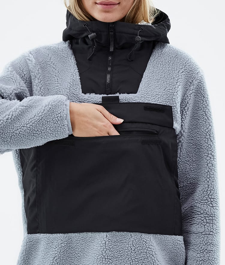 Montec Lima W 22 Pull Polaire Femme Soft Blue/Black, Image 8 sur 10