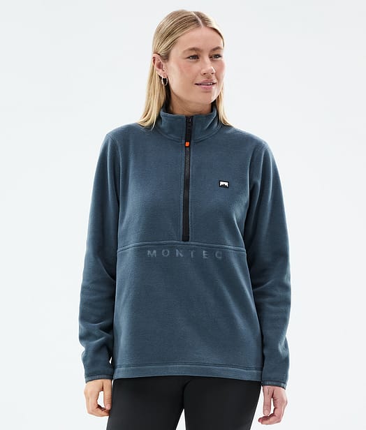 Montec Echo W Sweat Polaire Femme Metal Blue