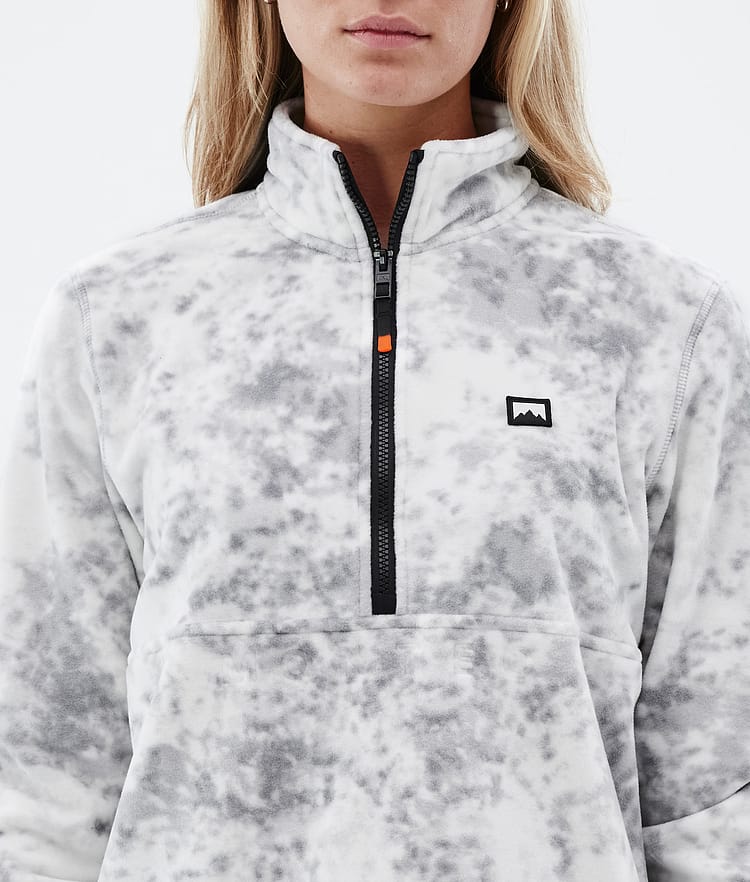 Montec Echo W Fleece Trui Dames Grey Tiedye, Afbeelding 5 van 6