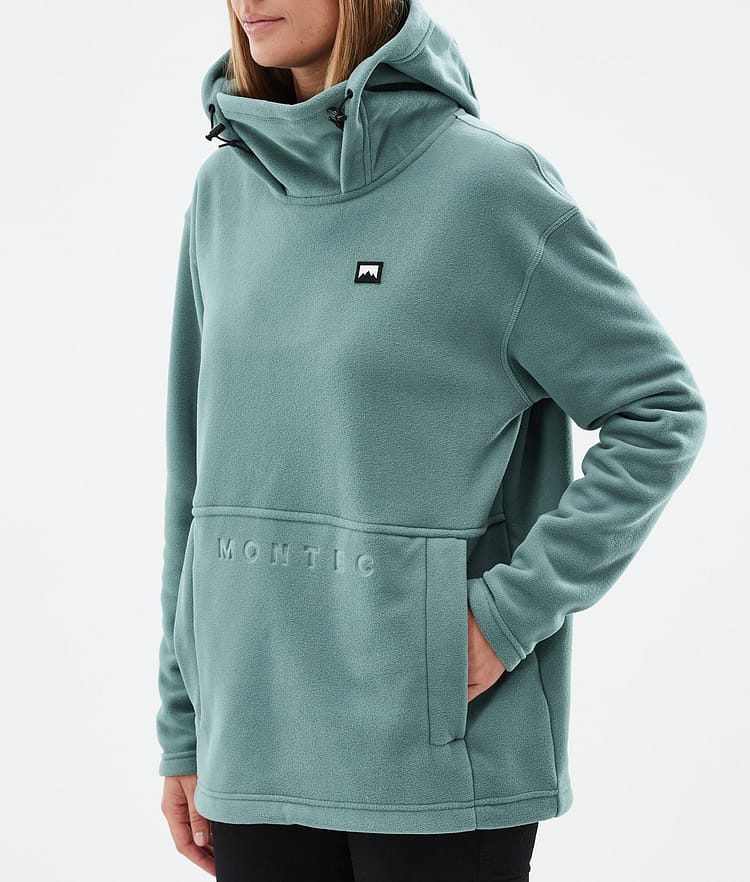 Montec Delta W Fleece Hoodie Women Atlantic Renewed, Image 7 of 7