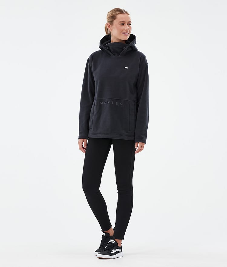 Montec Delta W Fleece Hoodie Women Black, Image 3 of 7