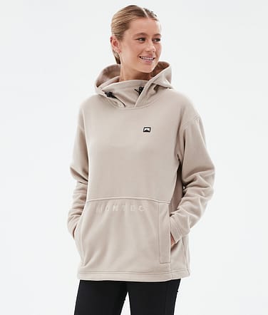 Montec Delta W Fleece Hoodie Dames Sand