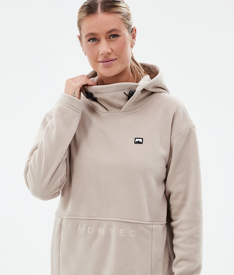 Montec Delta W Fleece Hoodie Women Sand, Image 2 of 7