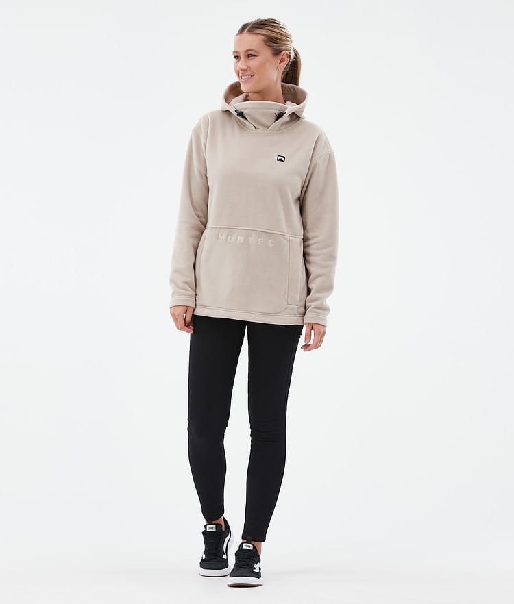 Montec Delta W Fleece Hoodie Women Sand, Image 3 of 7