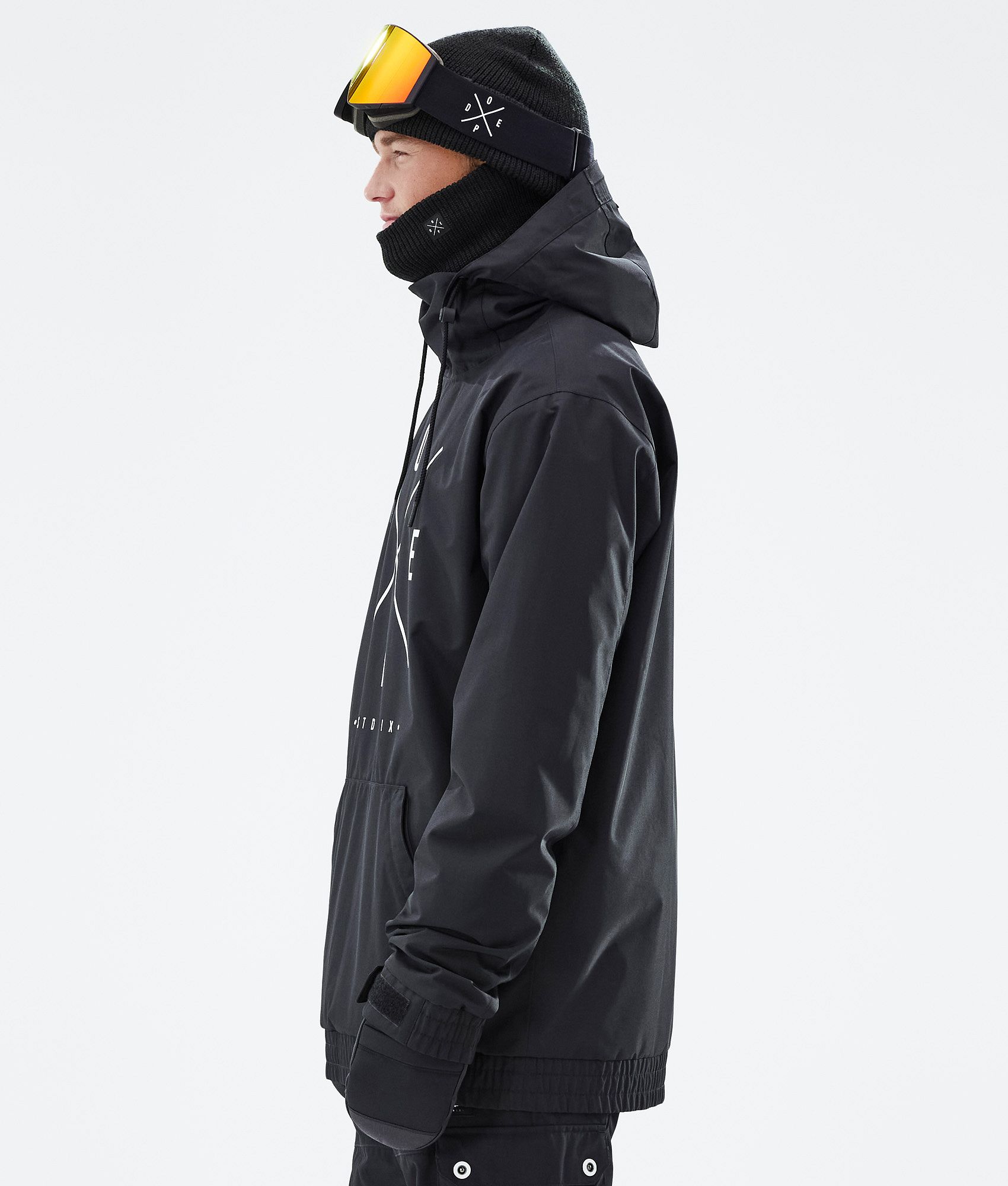 Black snow outlet jacket