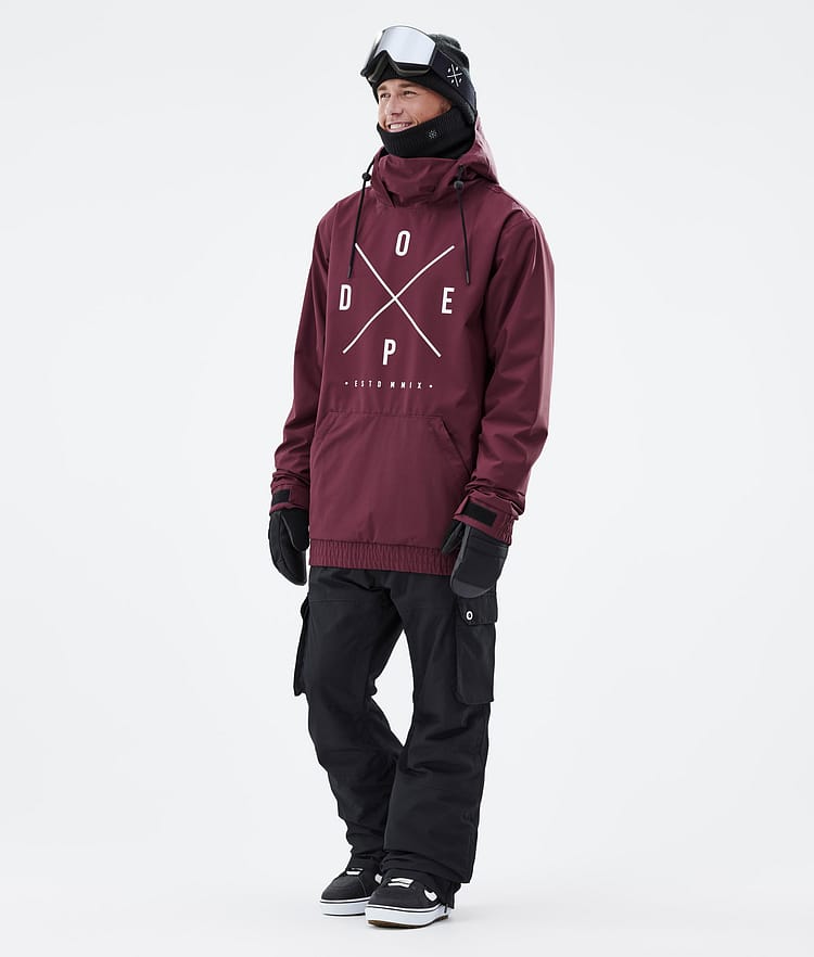 Dope Ace Guanti da Neve Uomo Burgundy - Borgogna